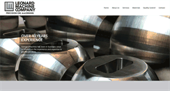 Desktop Screenshot of leonardmachine.com